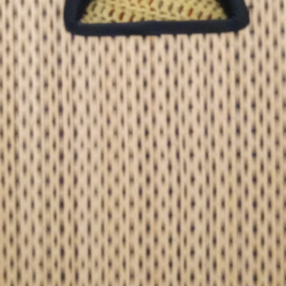 Weaved bag great for many things including paperwork